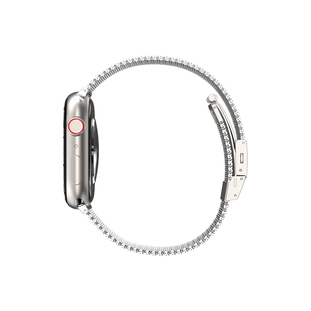 Amazingthing Titan Apple Watch 1/2/3/4/5/6/SE/7/8/9/10 (38/40/41/42mm Kasa) Uyumlu Metal Hasır Kordon - 2 Amazingthing Titan Apple Watch 1/2/3/4/5/6/SE/7/8/9/10 (38/40/41/42mm Kasa) Uyumlu Metal Hasır Kordon - 2
